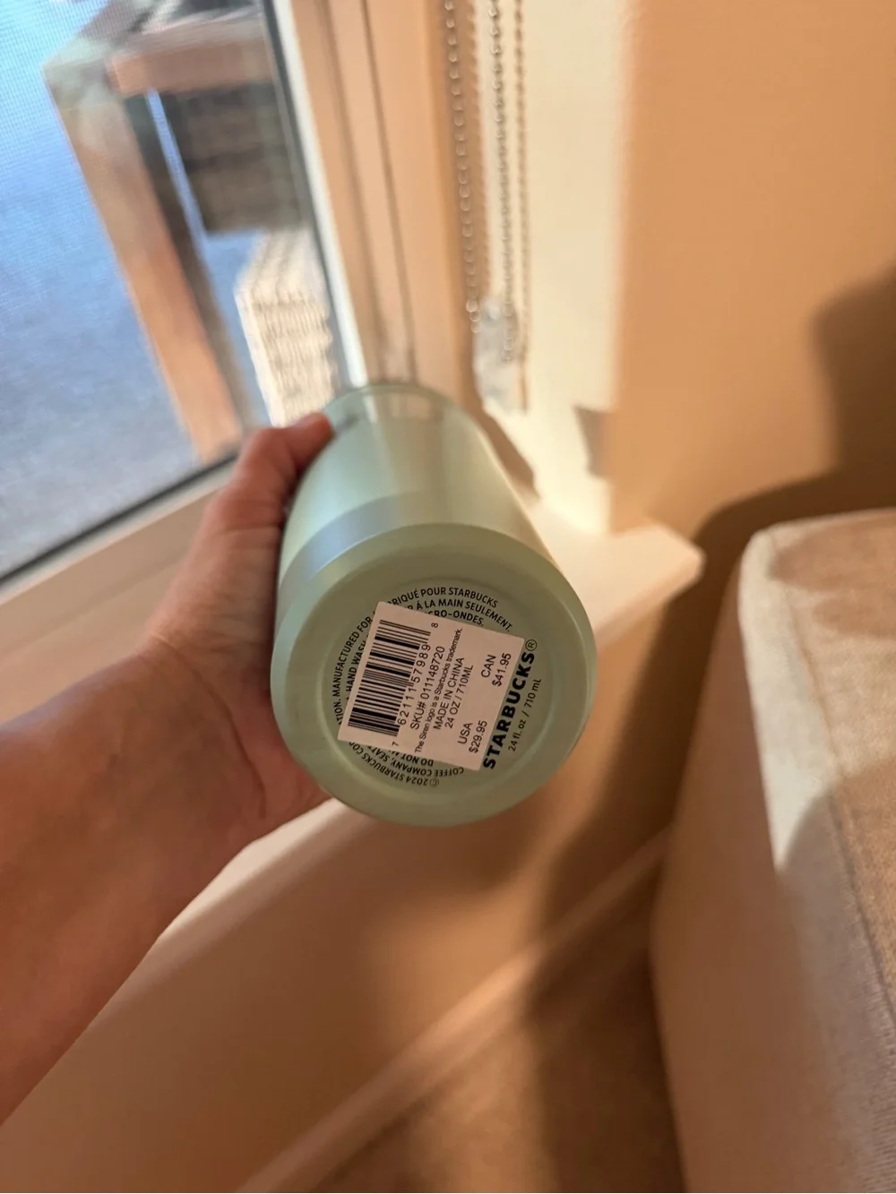 Seafoam Stainless Steel Vacuum Cold Cup NWT - Picture 3 of 3
